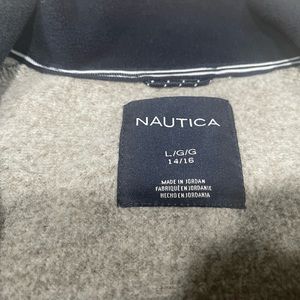 Nautical fleece with zipper